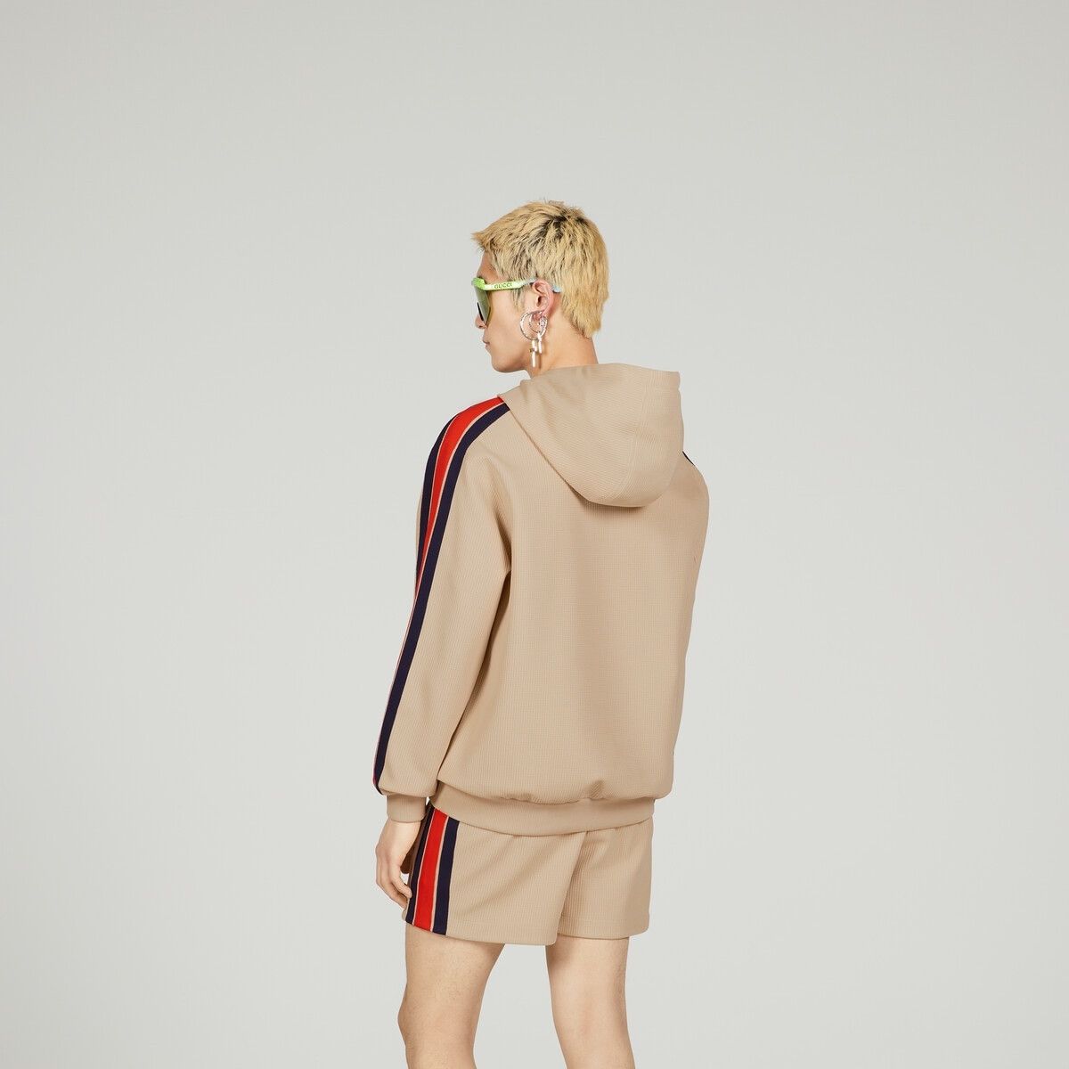 Gucci o1s1wg110225 Jersey Hooded Sweatshirt in Multicolor Size US XXL / EU 58 / 5 - 4 Thumbnail