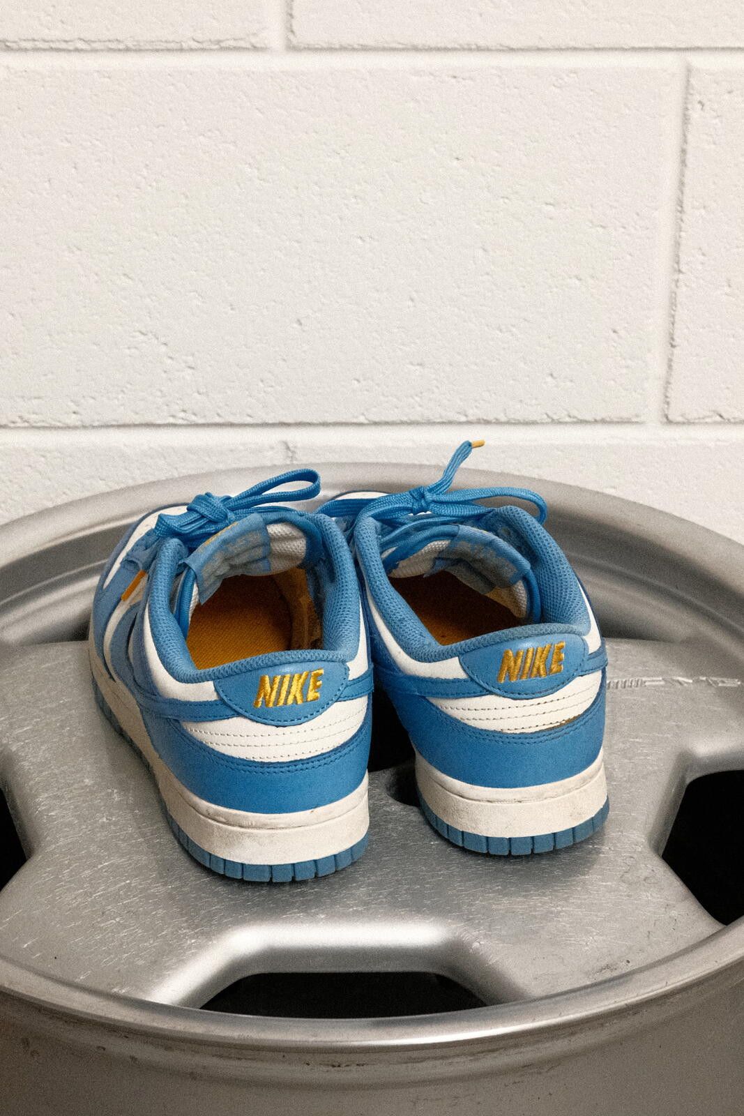 Nike Nike Dunk Low Retro White Blue Sneakers US 8 Size US 7.5 / IT 37.5 - 3 Thumbnail