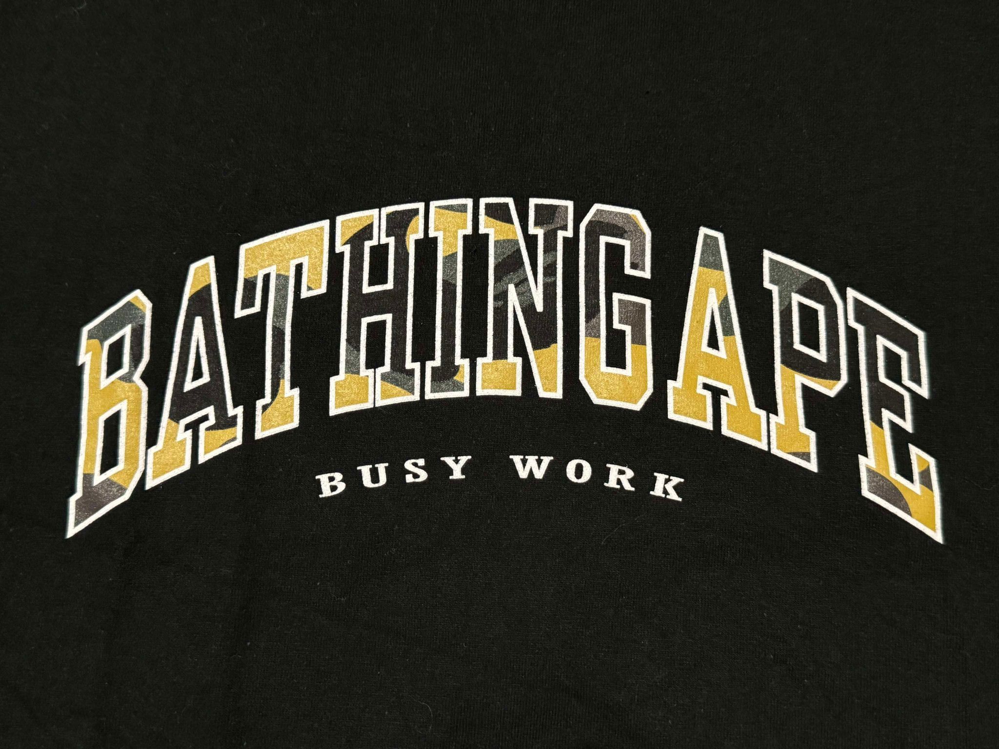 Bape BAPE 1ST CAMO T-SHIRT - BLACK/YELLOW Size US L / EU 52-54 / 3 - 2 Thumbnail