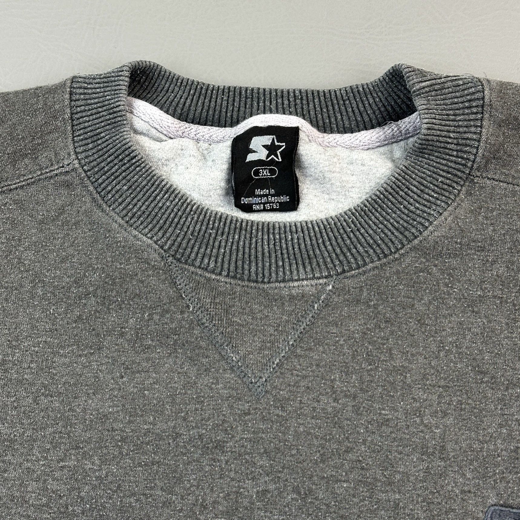 Starter VINTAGE Starter Sweatshirt Mens 3XL Gray Embroidered Logo Crewneck Pullover Y2K Size US XXL / EU 58 / 5 - 5 Thumbnail