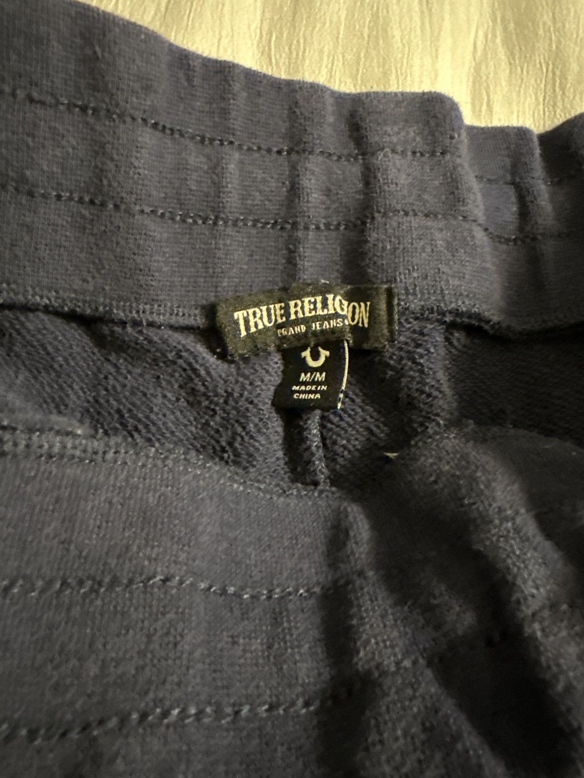 True Religion True Religion Navy Drawstring Sweatpants Size US 32 / EU 48 - 3 Thumbnail