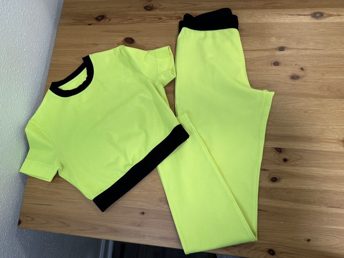 image of Givenchy Athletic Top And Leggings Set in Green, Women's (Size XS)