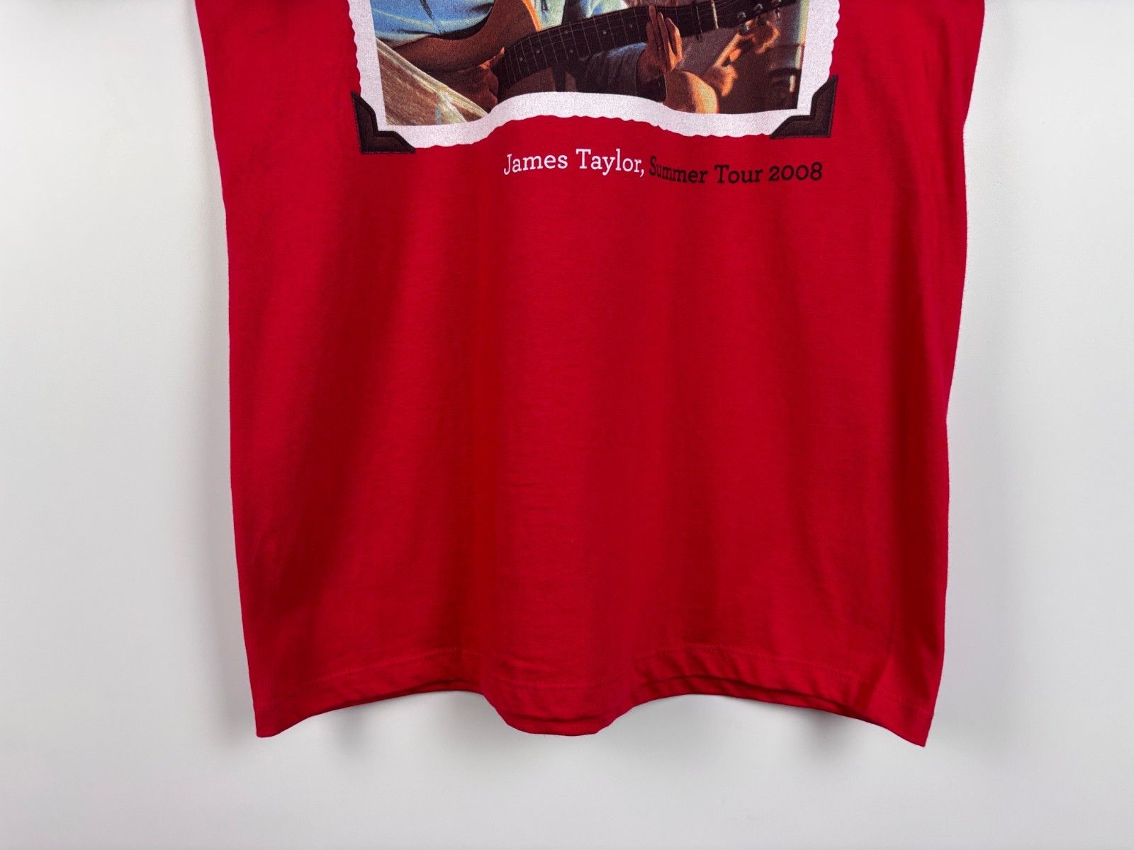 Alstyle James Taylor Summer Tour 2008 T-Shirt Red Mens Size M Size US M / EU 48-50 / 2 - 3 Thumbnail