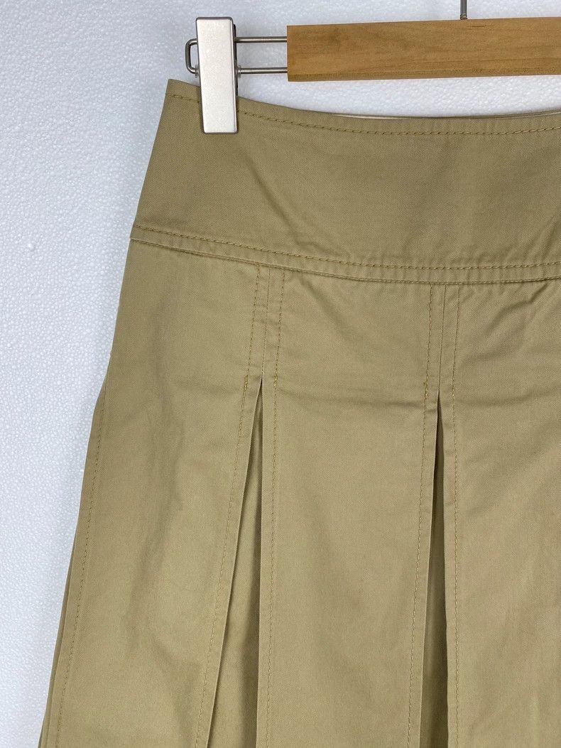 Comme des Garcons Comme Des Garcons size S Khaki zip-up pleated skirt Size 24" / US 00 / IT 34 - 3 Thumbnail