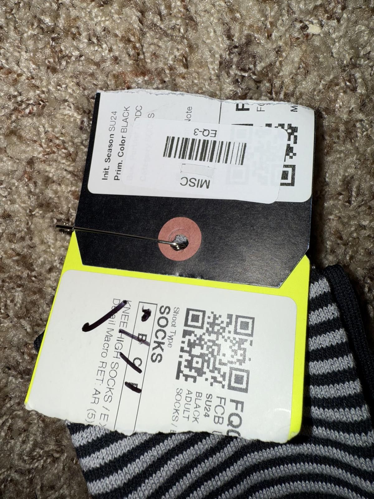 Nike Nike Men’s Barcelona FC Unisex Vapor Strike Knee High Home/Away Socks Sample Size ONE SIZE - 5 Thumbnail