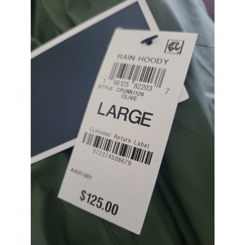 Club Room Club Room Men's Rubberized Rain Hoodie/Windbreaker. NWT Size US L / EU 52-54 / 3 - 2 Thumbnail
