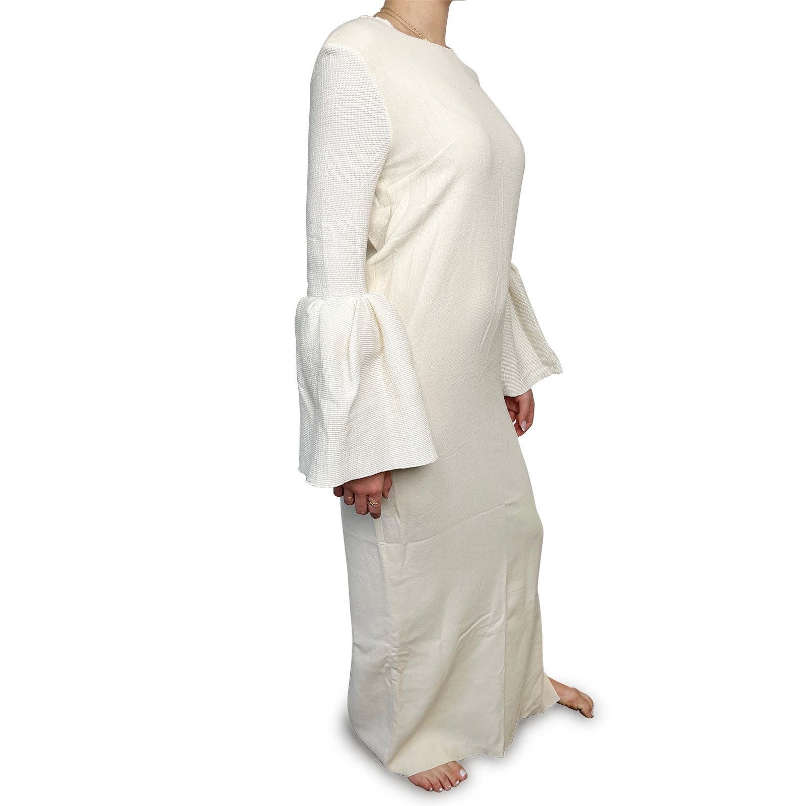 ROKSANDA Cream long sleeved gown Size L / US 10 / IT 46 - 2 Thumbnail