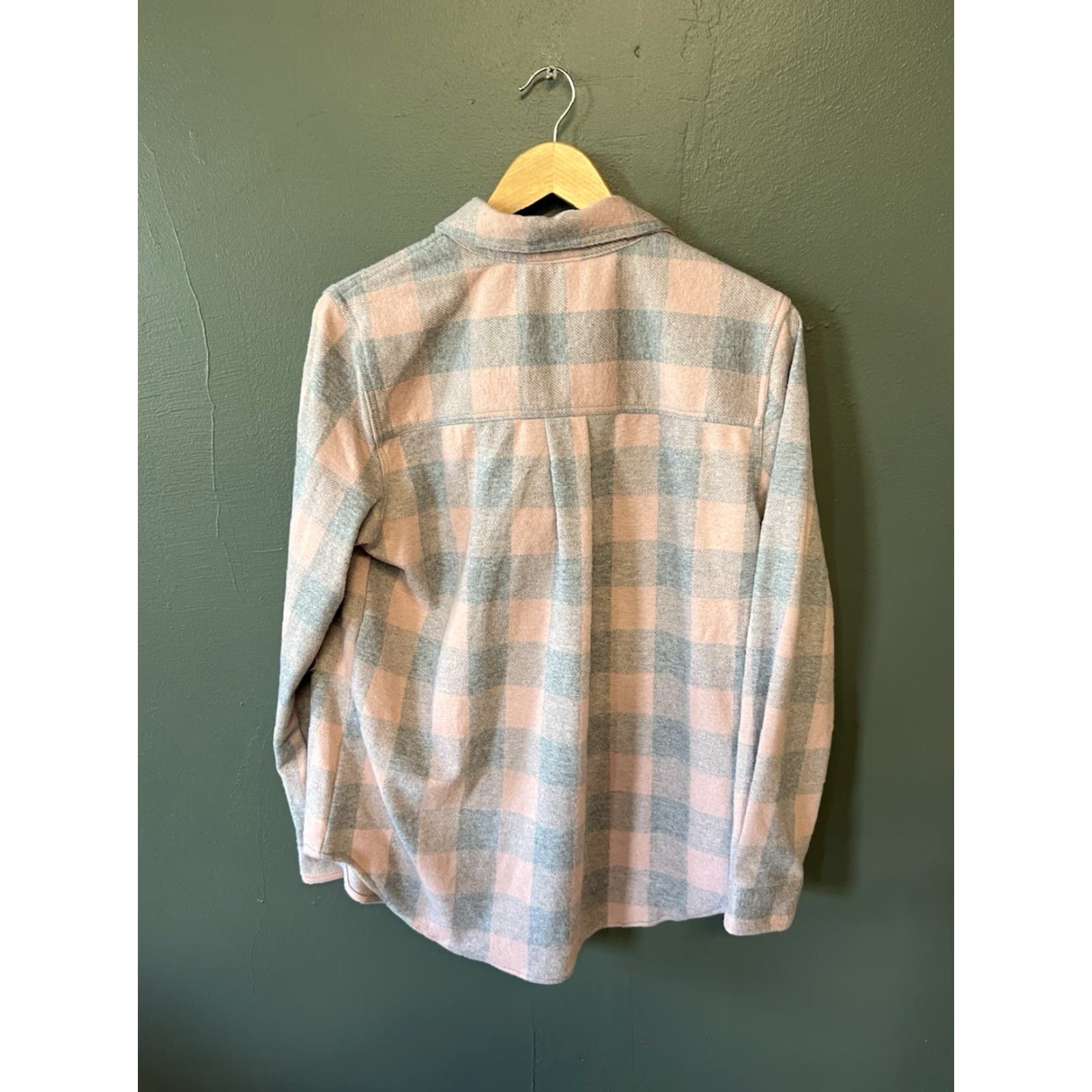 Pinko Casa Cabana Womens Shirt Plaid Flannel Button-Up Multicolor L NWT Size L Size L / US 10 / IT 46 - 2 Thumbnail