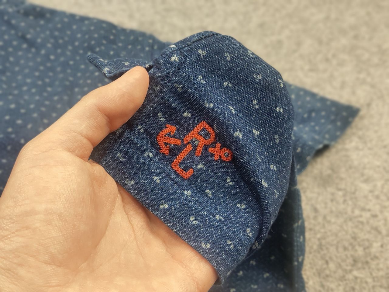 Polo Ralph Lauren Vintage RRL Polo Ralph Lauren Indigo Pocket Jersey Shirt Size US XL / EU 56 / 4 - 16 Thumbnail