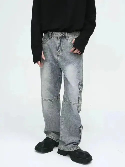Other Retro baggy cargo jeans with big pockets Size US 32 / EU 48 - 3 Thumbnail