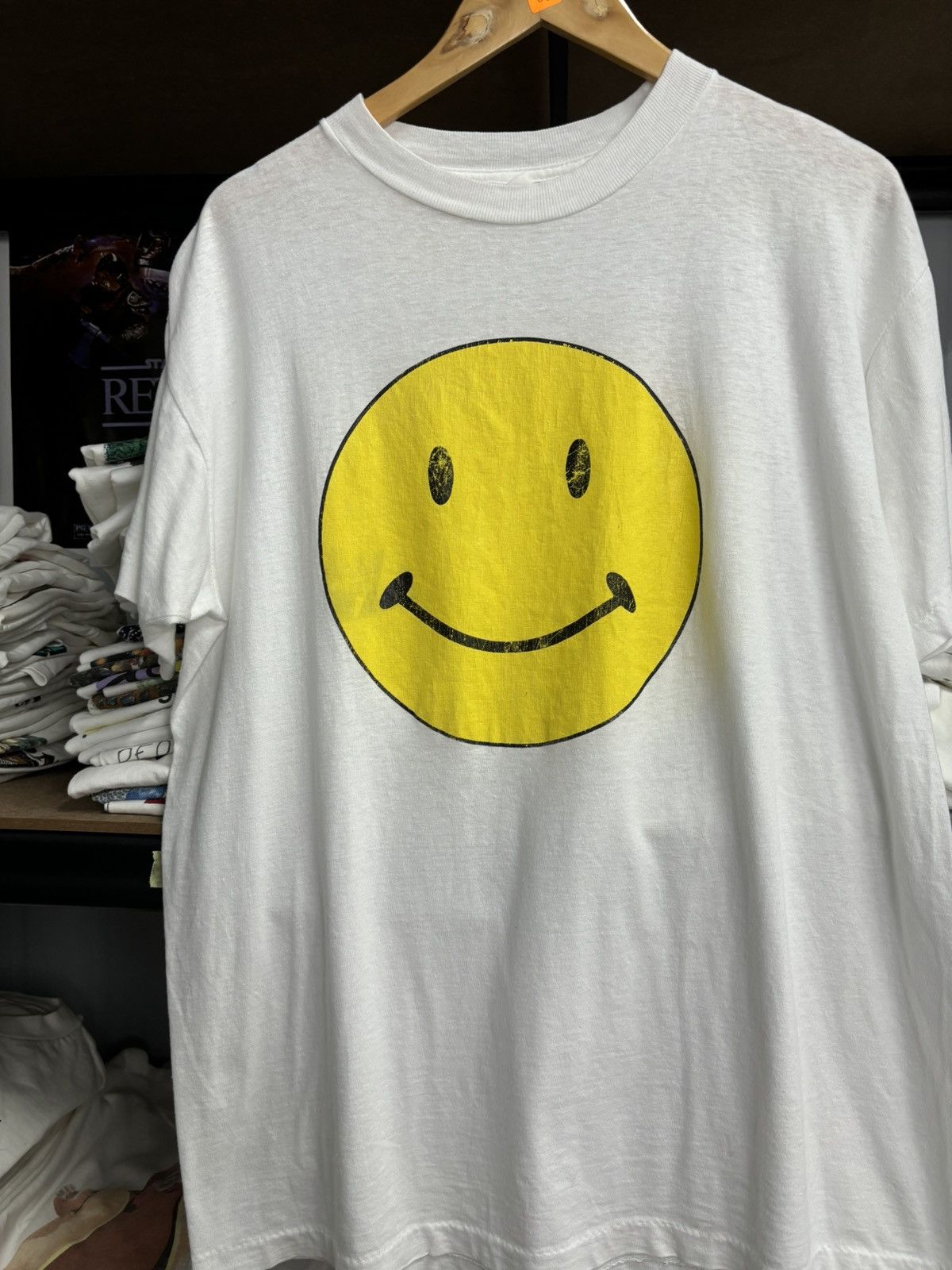 Vintage RARE! Vintage 90’s Smiley Headshot Art Size US XL / EU 56 / 4 - 3 Thumbnail