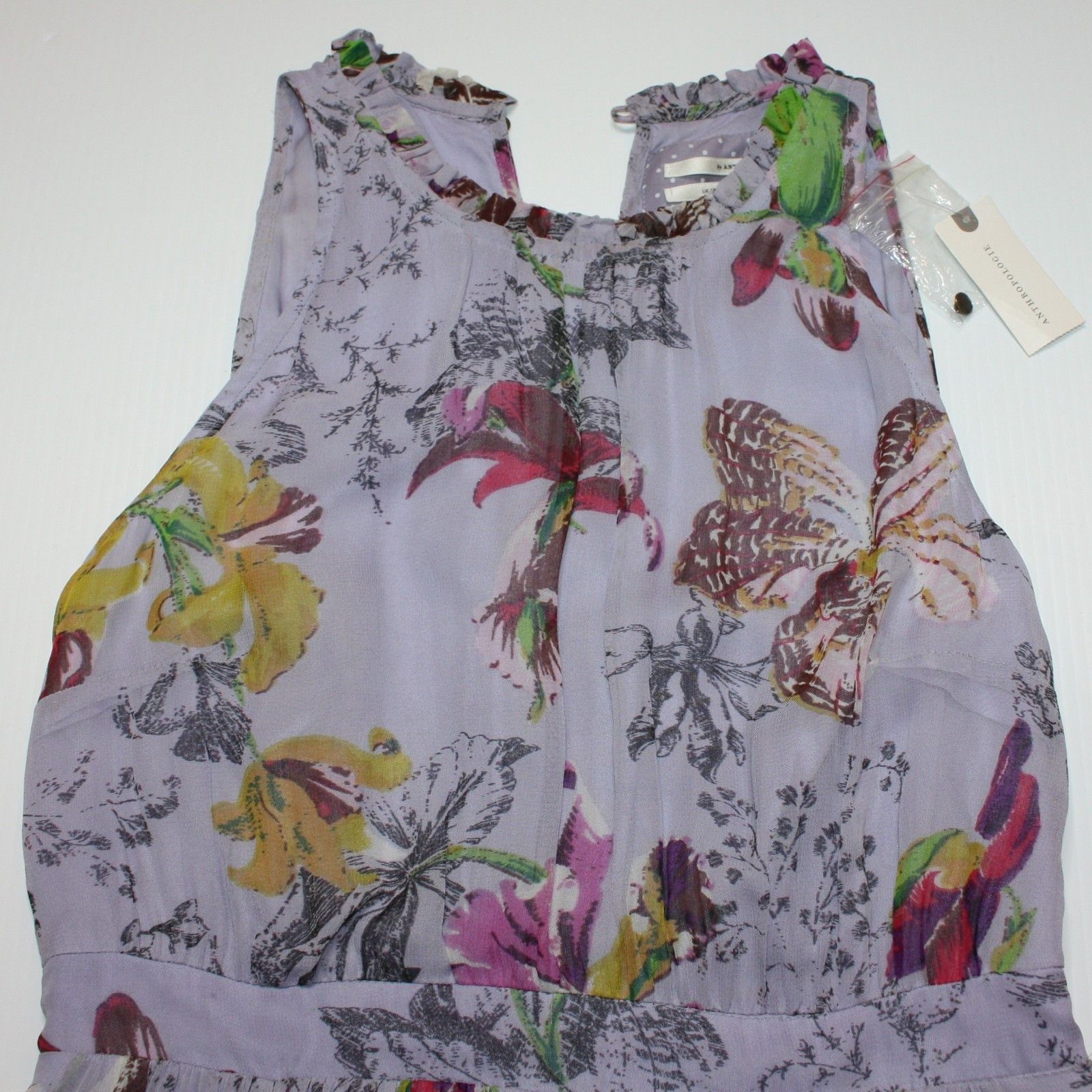 Anthropologie Hermia Midi Dress in Floral Motif in size 8 NWT MSRP $170 Size M / US 6-8 / IT 42-44 - 8 Thumbnail
