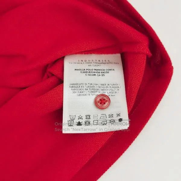 Moncler Moncler Red Logo Polo Shirt XL. Size US XL / EU 56 / 4 - 1 Thumbnail