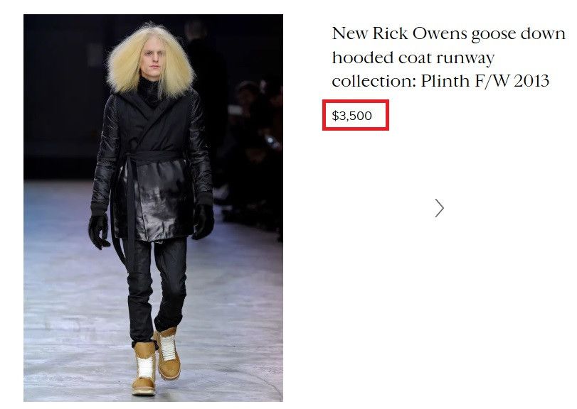 Rick Owens Rick Owens 13FW "PLINTH" Goose Down Hooded Coat Size US M / EU 48-50 / 2 - 10 Thumbnail