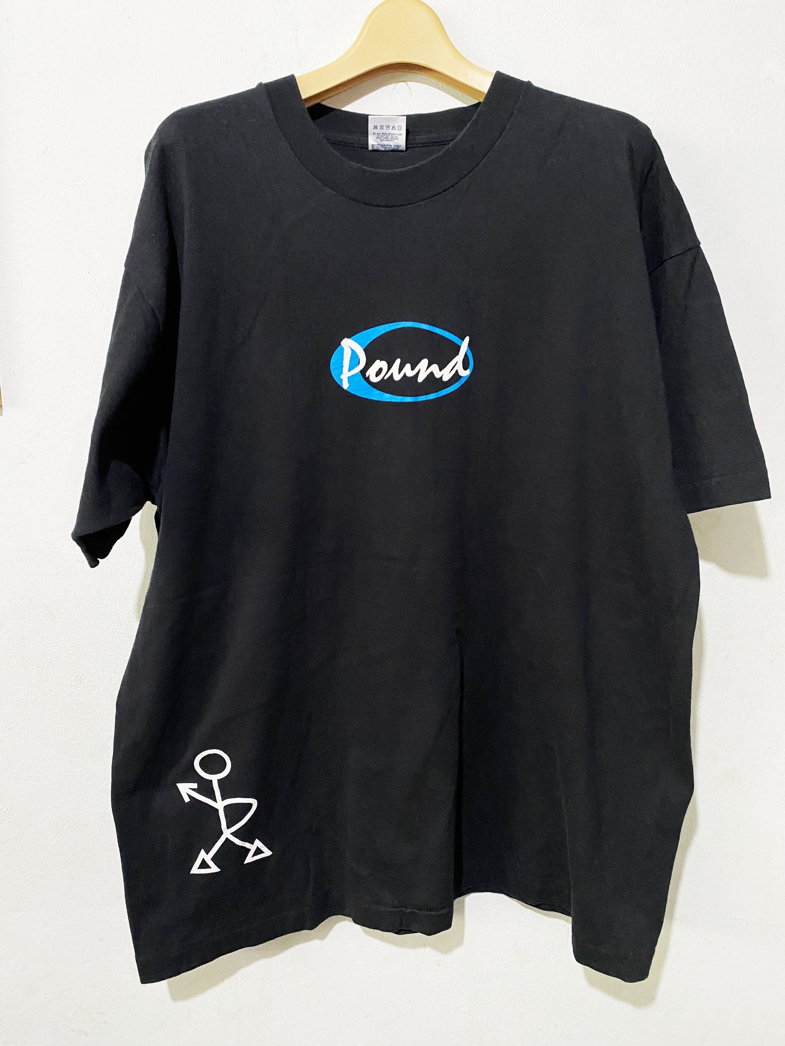 Band Tees × Vintage Vintage 90s Pound Shirt Size US XL / EU 56 / 4 - 1 Thumbnail