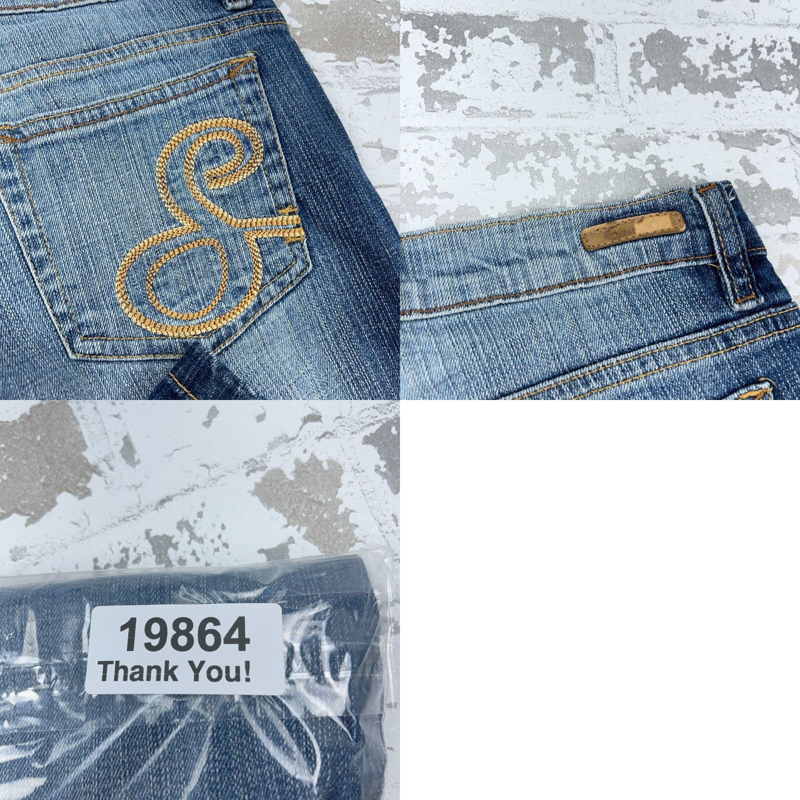 Southpole VINTAGE Southpole Jeans Women Boot Cut Dark 2000s Y2K Embroidered Blue 26 in Waist 30.5 in Inseam 5 Regular Size 27" / US 4 / IT 40 - 10 Thumbnail