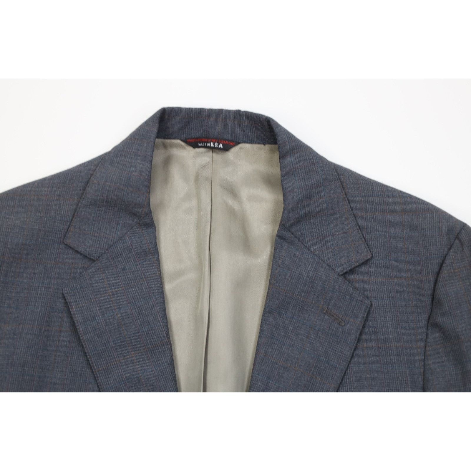 Vintage Vintage 70s Streetwear 2 Piece Wool Suit Rainbow Plaid Size 40R - 3 Thumbnail