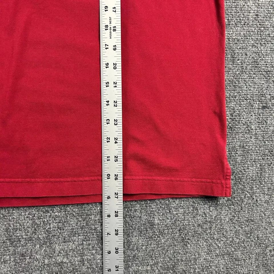Other John Langford Polo Shirt Adults Large Red London Cotton Mens Size US L / EU 52-54 / 3 - 5 Thumbnail