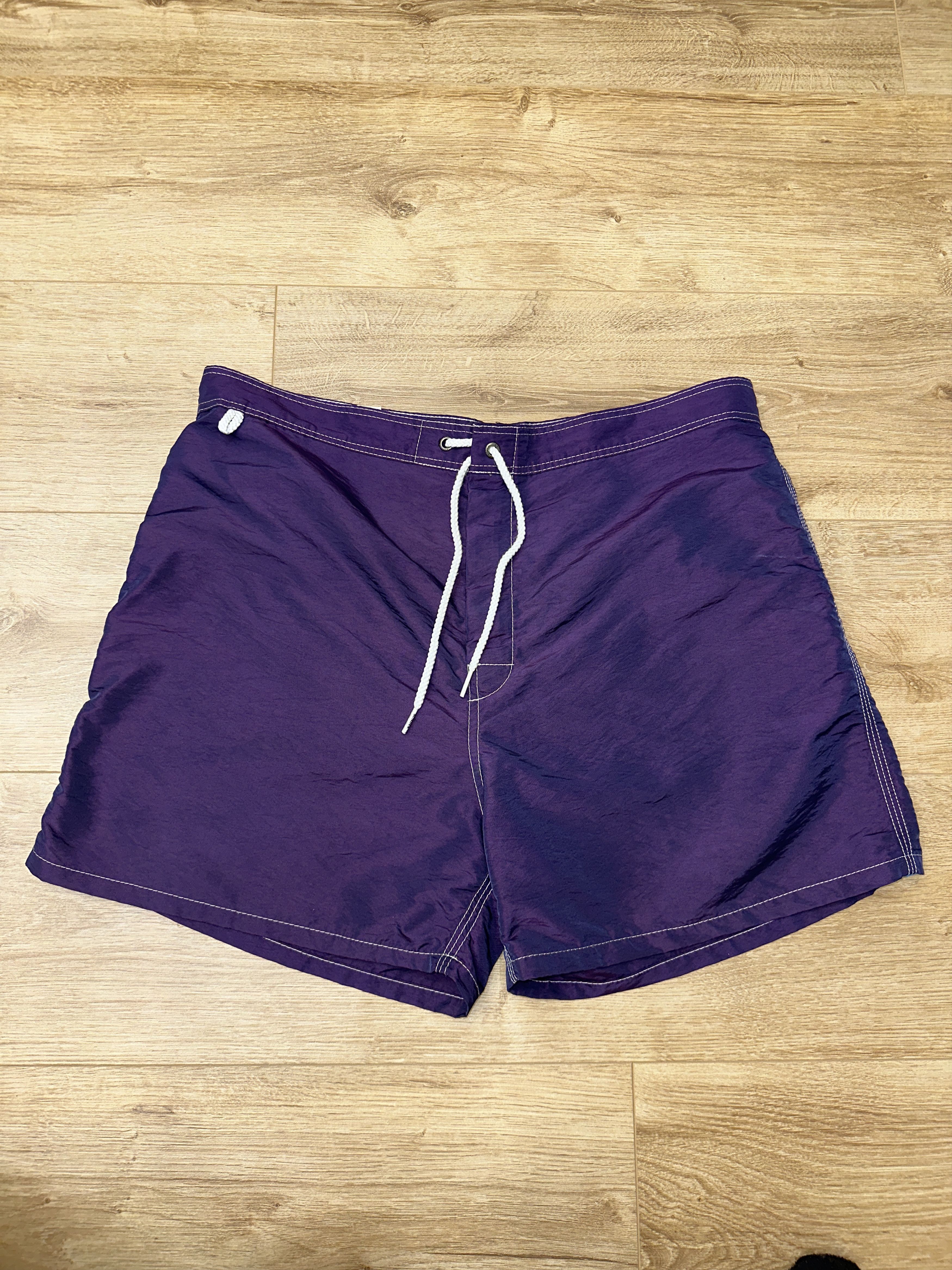 Sundek Sundek Vintage Swim Shorts Rainbow Stripes Purple Size 36 Size US 36 / EU 52 - 7 Thumbnail