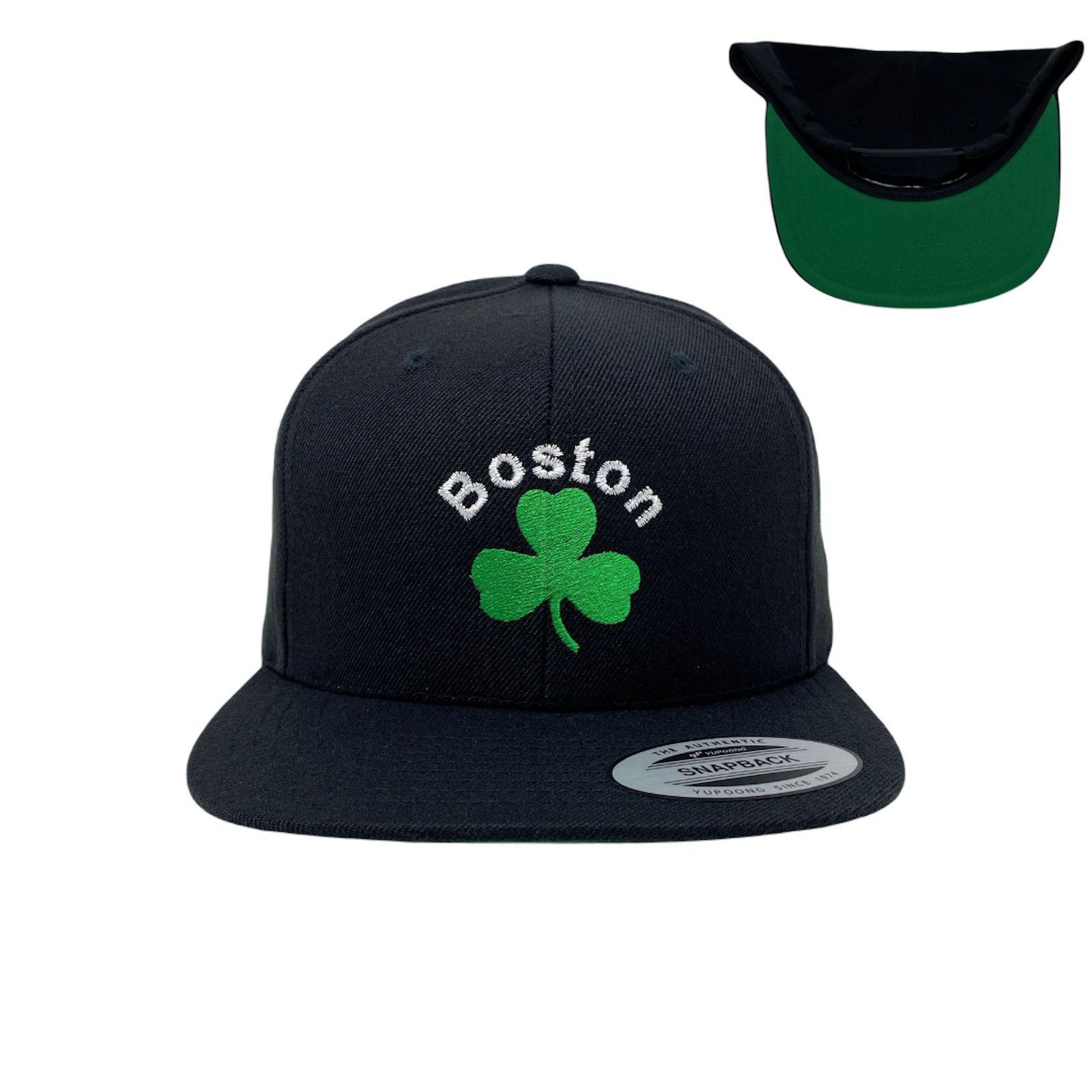 Other Boston Irish Shamrock Saint Patrick's Day Snapback Hat Size ONE SIZE - 1 Thumbnail