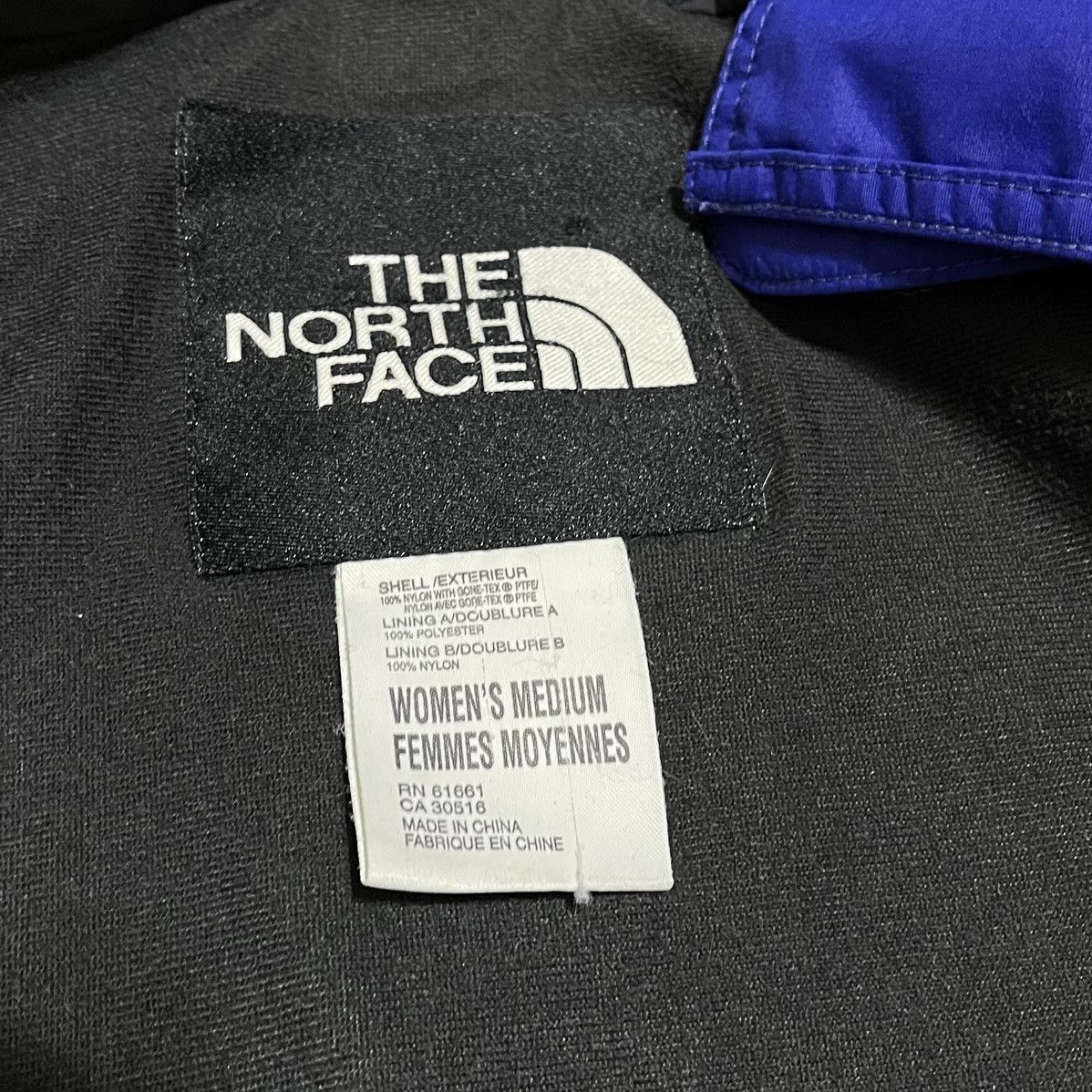 The North Face Vintage The North Face Gortex Womens Jacket Sz Medium Blue Size M / US 6-8 / IT 42-44 - 9 Thumbnail