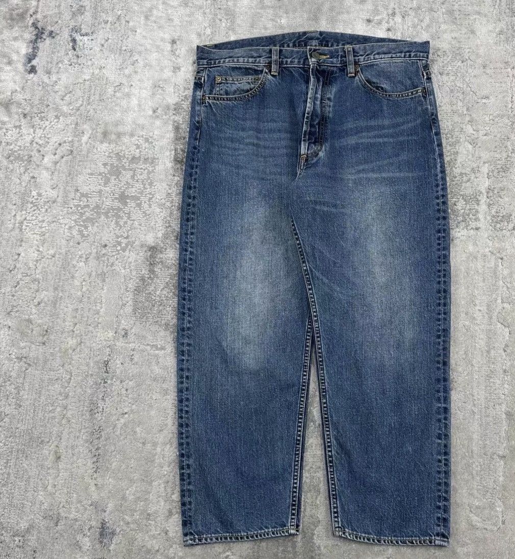 Madness MADNESS 20SS Japanese Washed Cropped Denim Pants J16 Size US 34 / EU 50 - 1 Thumbnail