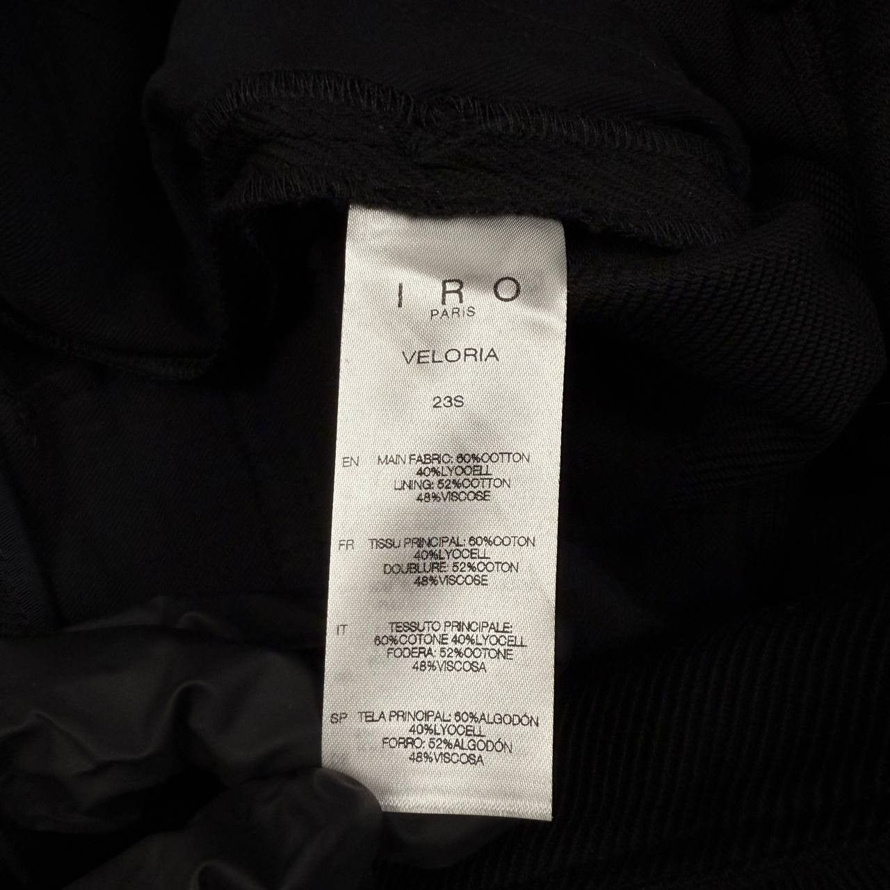 Iro IRO Black Shorts Size 26" / US 2 / IT 38 - 6 Thumbnail
