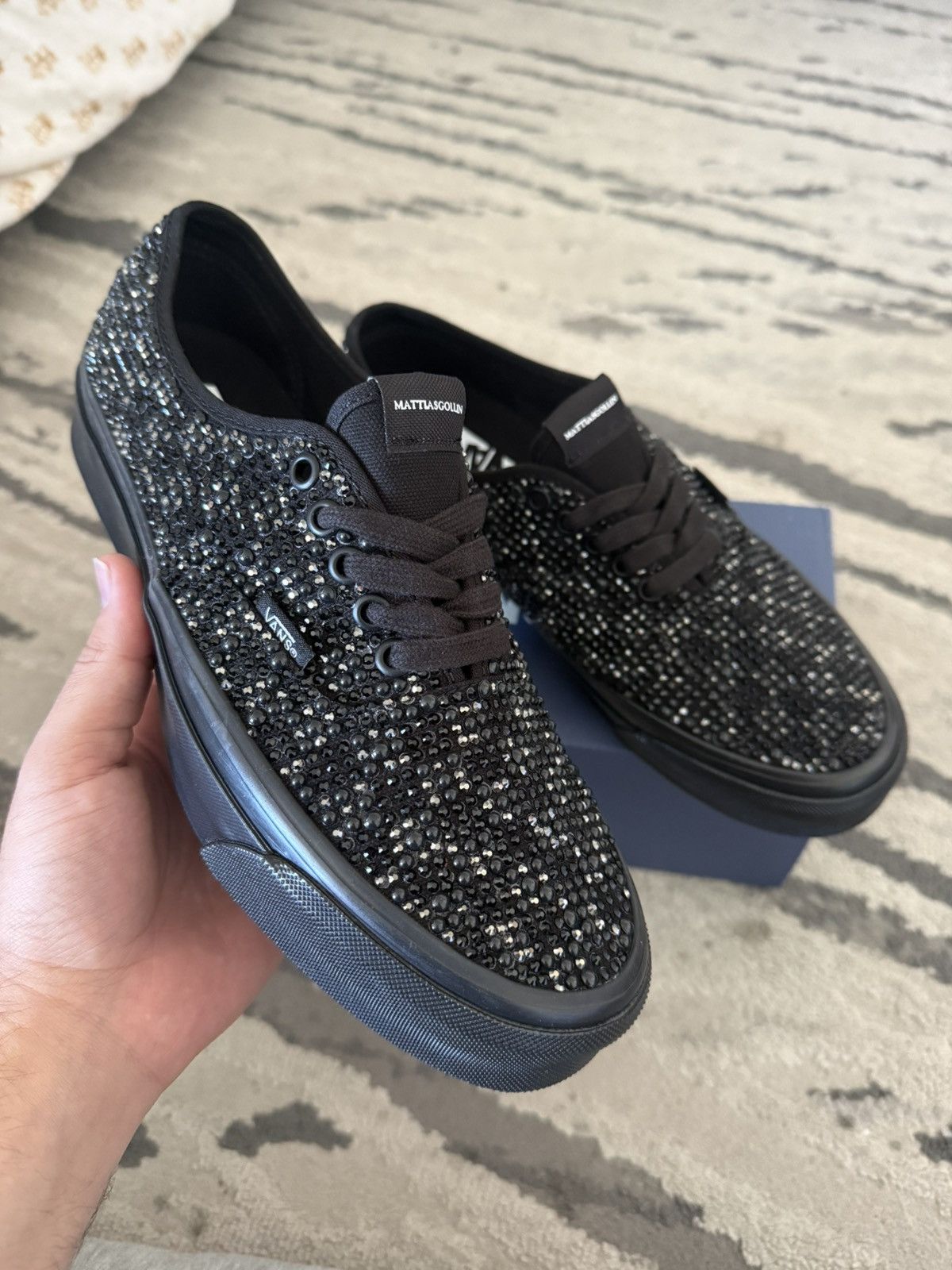 Vans Vans "AUTENTICHE" Black Sapphire by Mattias Gollin Size US 9 / EU 42 - 1 Thumbnail