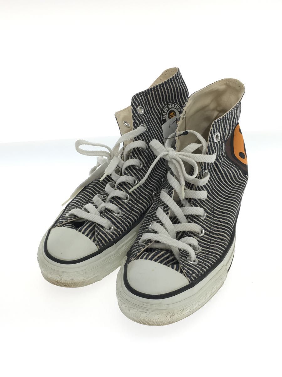 image of Bape A Bathing Ape Milo Hickory Apesta High Cut Sneakers Us10 in Grey, Men's