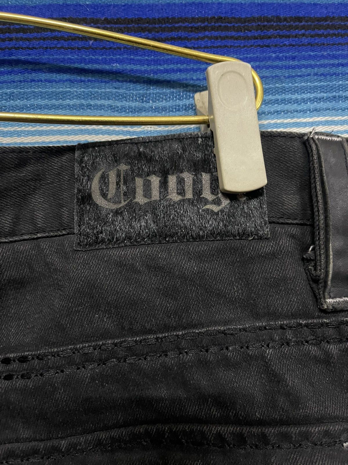 Vintage OFFER🔥Vintage Y2K GOOGI Black Jeans Hip Hop wear Size US 36 / EU 52 - 11 Thumbnail