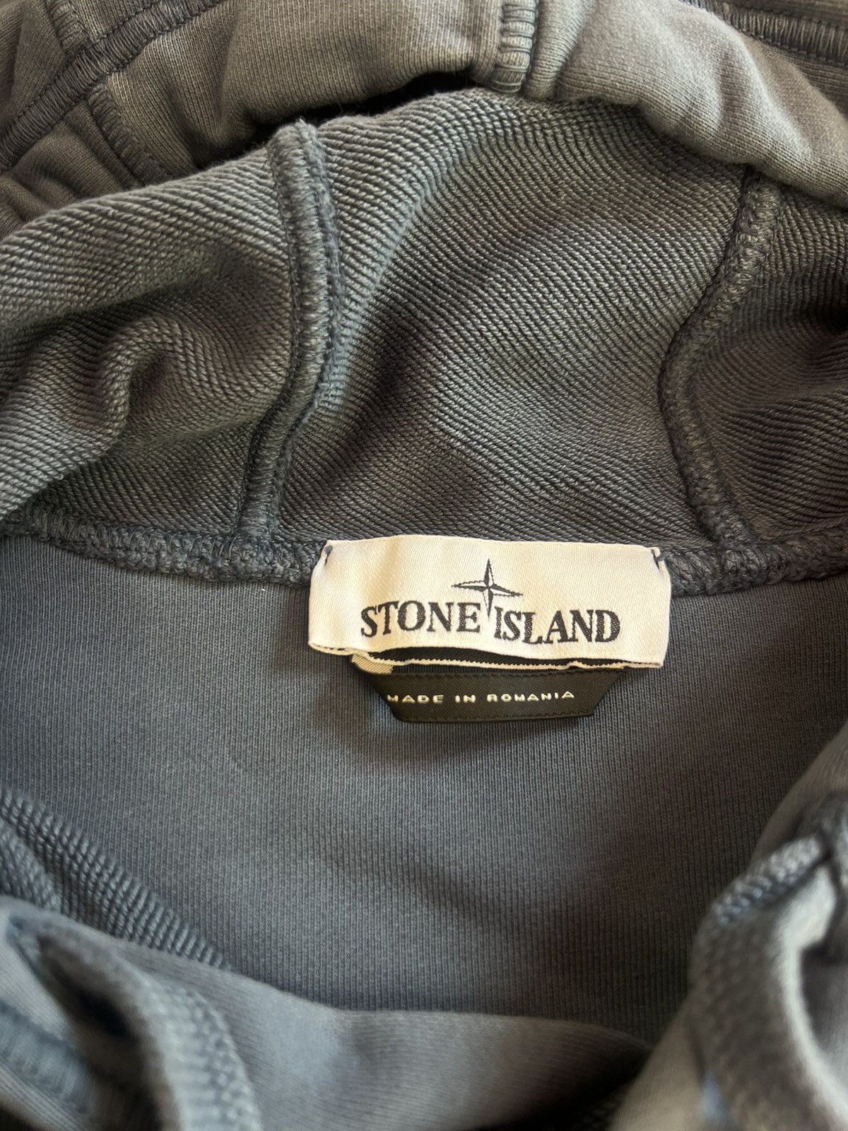 Stone Island Stone Island Hoodie Washed Blue Size M Compass Patch Size US M / EU 48-50 / 2 - 9 Thumbnail
