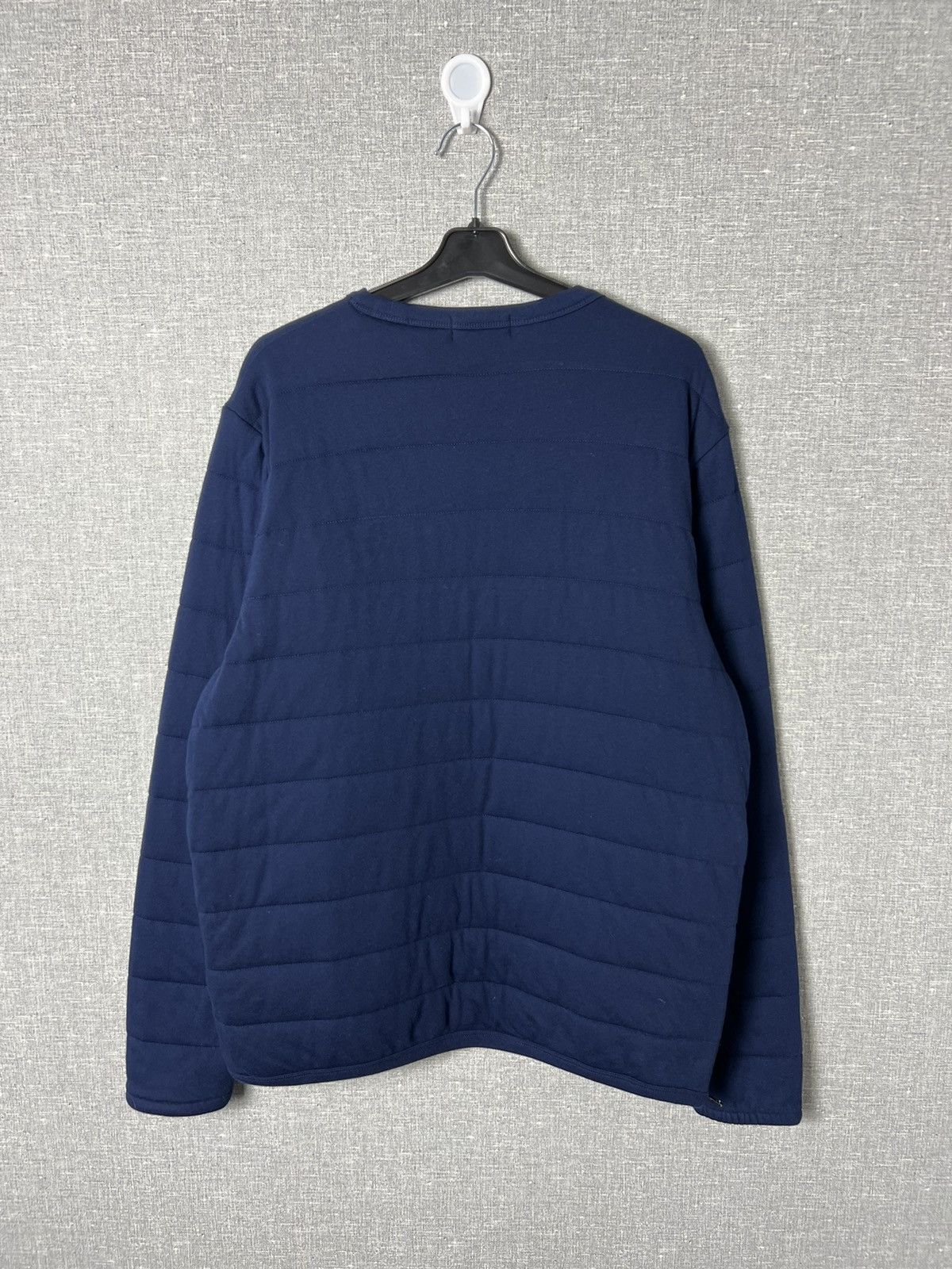 Polo Ralph Lauren × Ralph Lauren × Vintage Rare Polo Ralph Lauren Quilted Sweatshirt Size US L / EU 52-54 / 3 - 11 Thumbnail