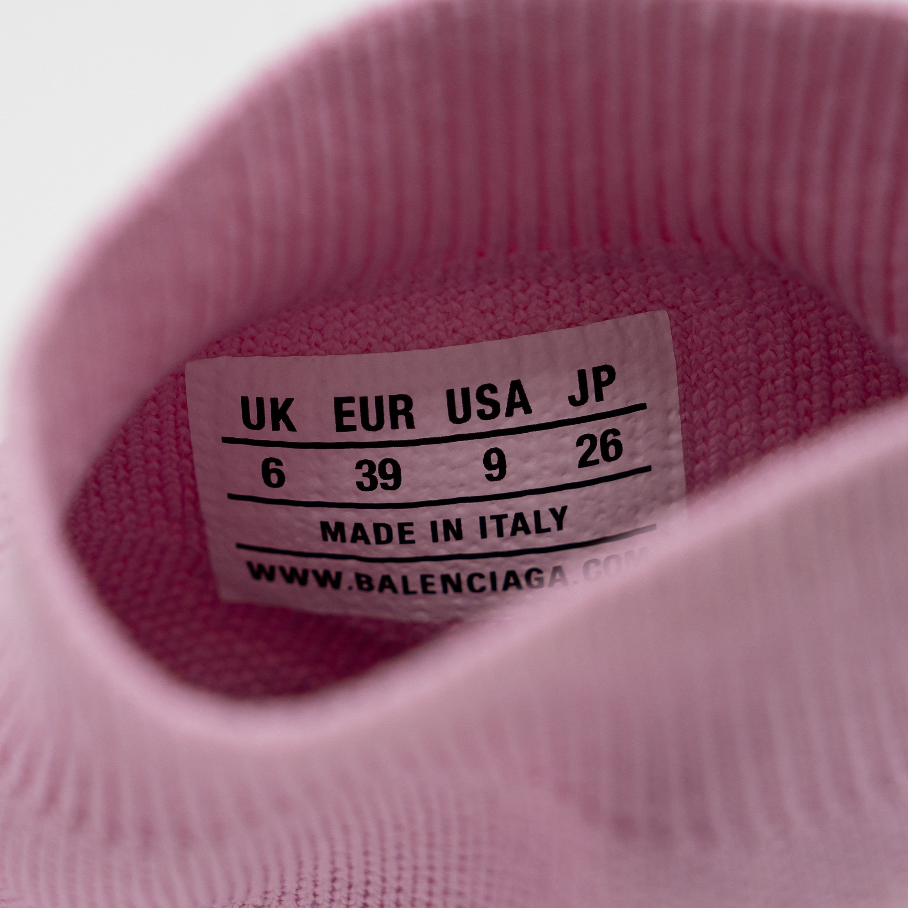 Balenciaga 39 EU / 9 US Balenciaga Speed 2.0 Sneakers Pink High Sock Size US 9 / IT 39 - 10 Thumbnail