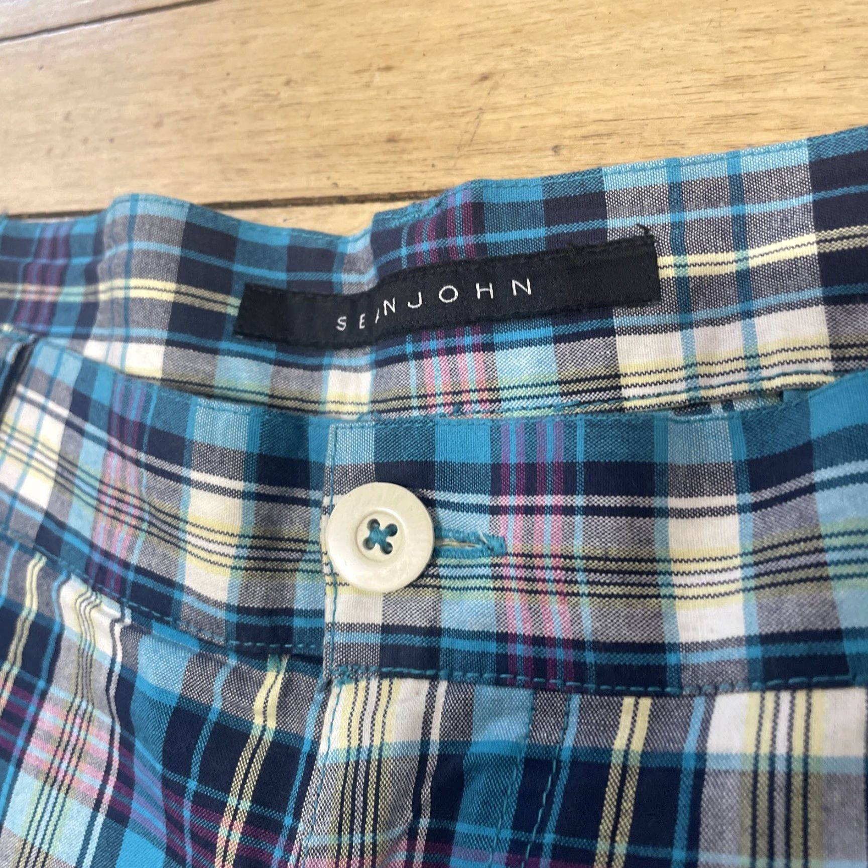Sean John Sean John Cargo Shorts Mens 42 Y2k Streetwear Hip Hop Baggy Skate Bermuda 42x16 Blue Plaid Cargo Pants Style Styles Womens? No Size US 42 / EU 58 - 5 Thumbnail