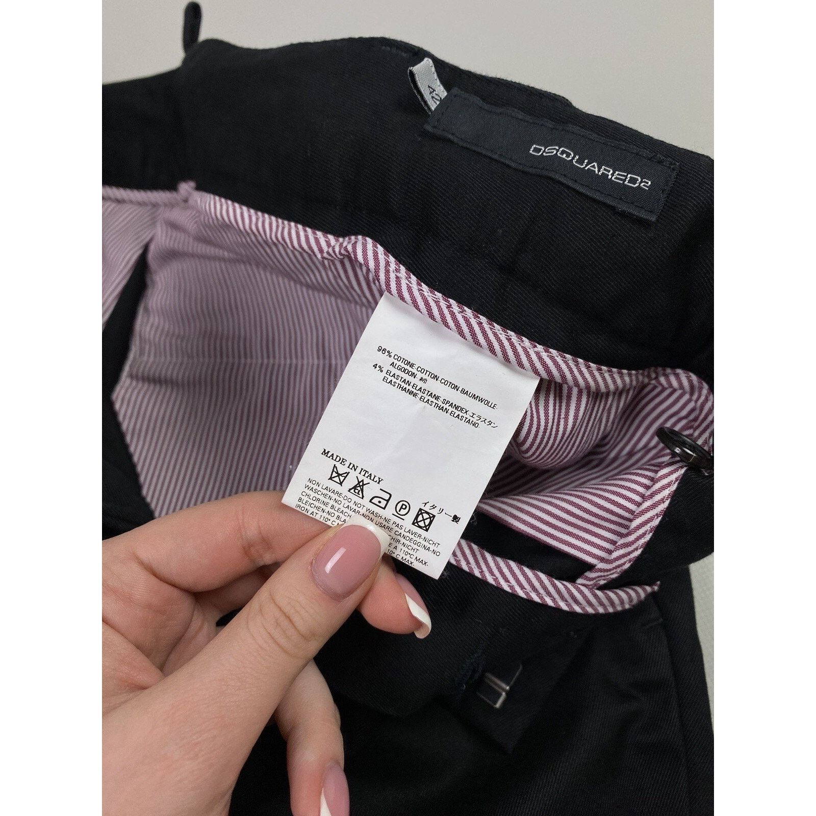 Dsquared2 Dsquared 2 Ladies drop crotch cropped chino pants size 42 Size 28" / US 6 / IT 42 - 9 Thumbnail