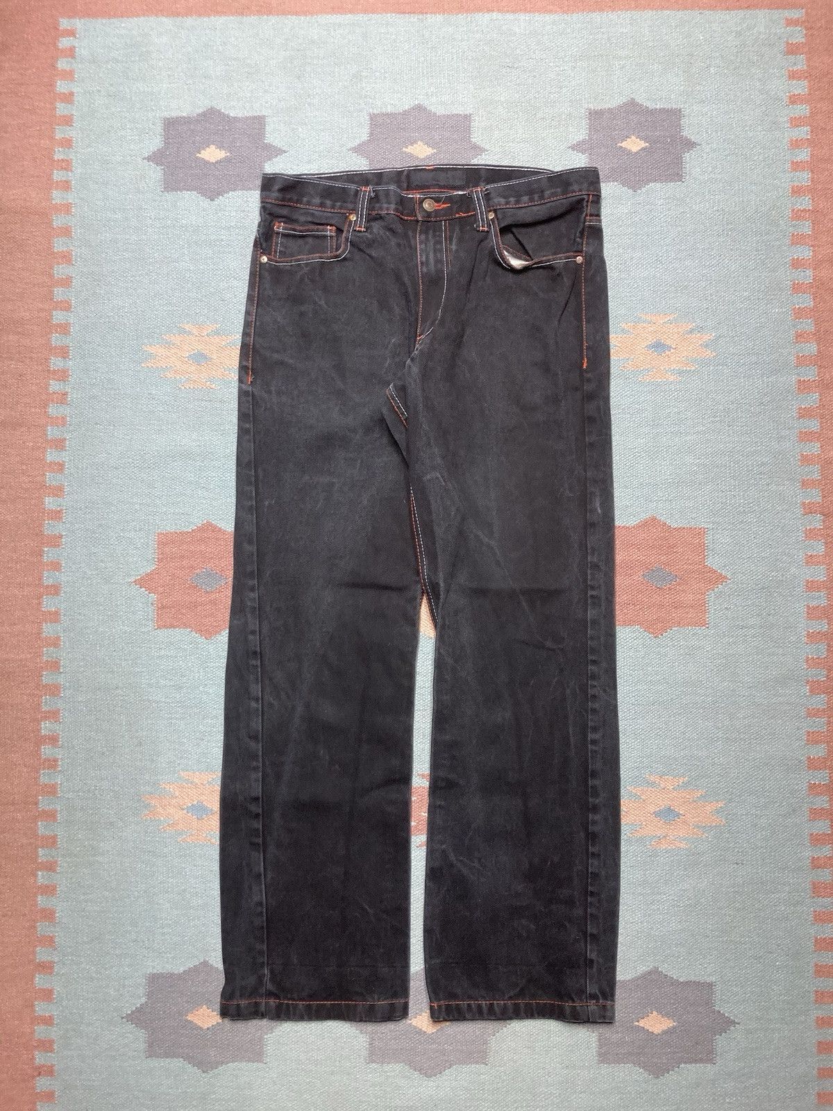 JNCO × Vintage y2k baggy jeans wide leg skater grunge cyber mall goth 35x33 Size US 35 - 4 Thumbnail
