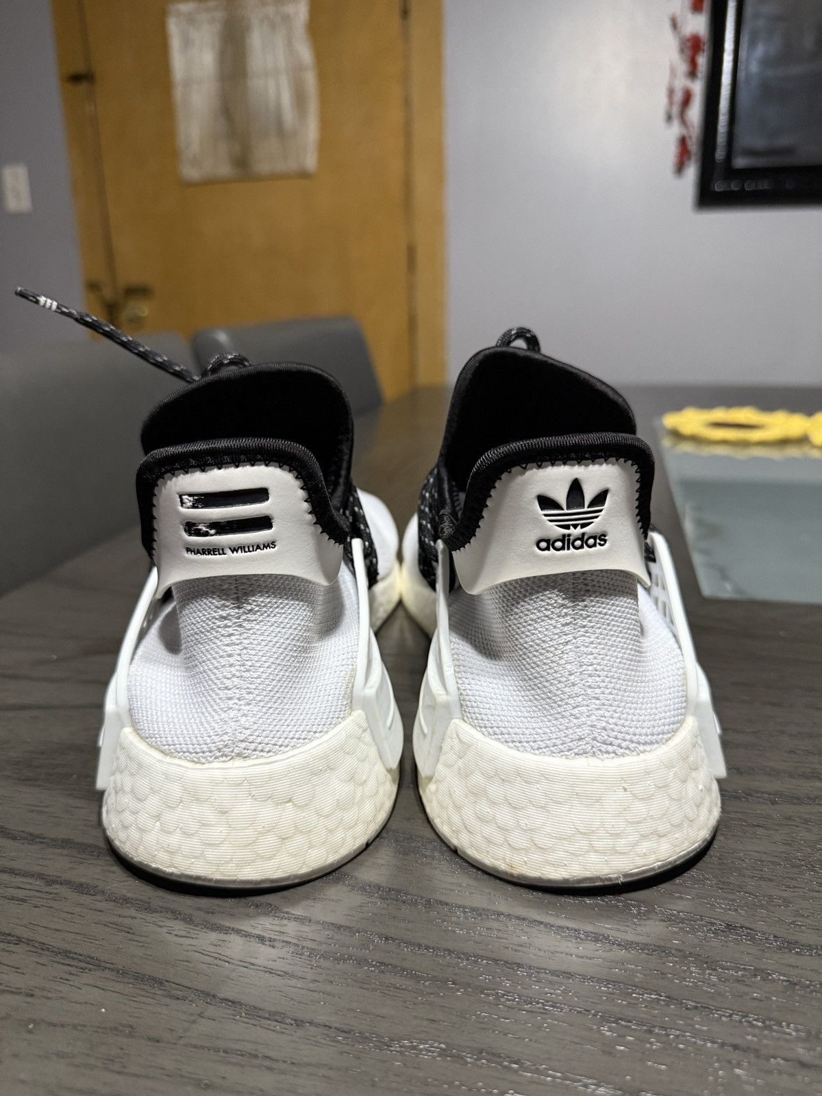 Adidas × Humanrace × Pharrell adidas NMD Hu: Pharrell Extra Eye White Size US 9 / EU 42 - 4 Thumbnail