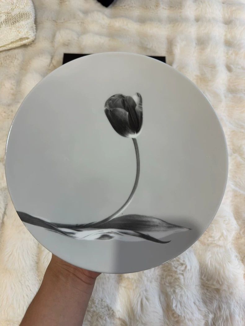 Saint Laurent Paris Saint Laurent Paris Large Flower Porcelain Plate 2505-Nexta Size ONE SIZE - 2 Thumbnail