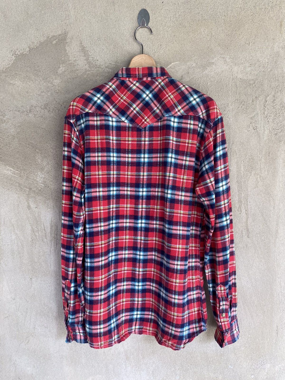 Dickies Vintage Dickies Plaid Tartan Flannel Shirt Button Up Size US L / EU 52-54 / 3 - 8 Thumbnail