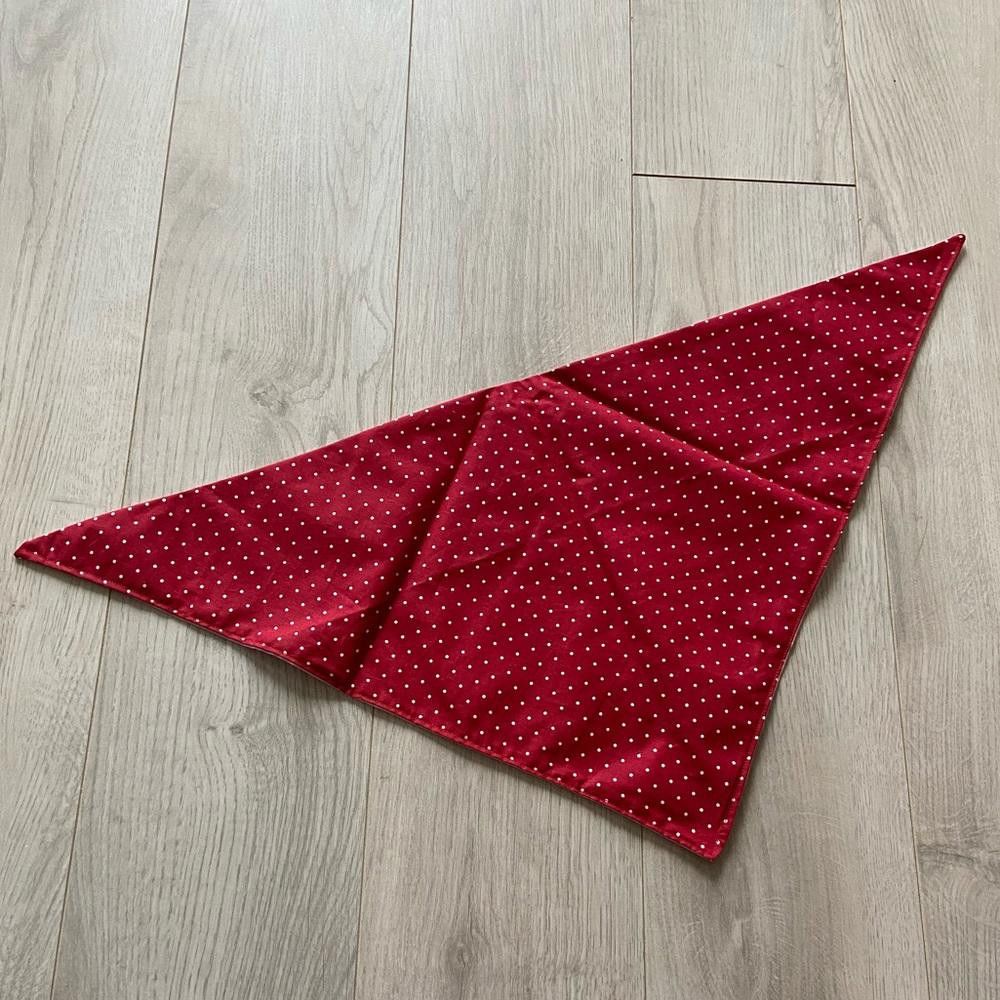 Designer Pink and Red Valentines Love Dog Bandana Size ONE SIZE - 5 Thumbnail