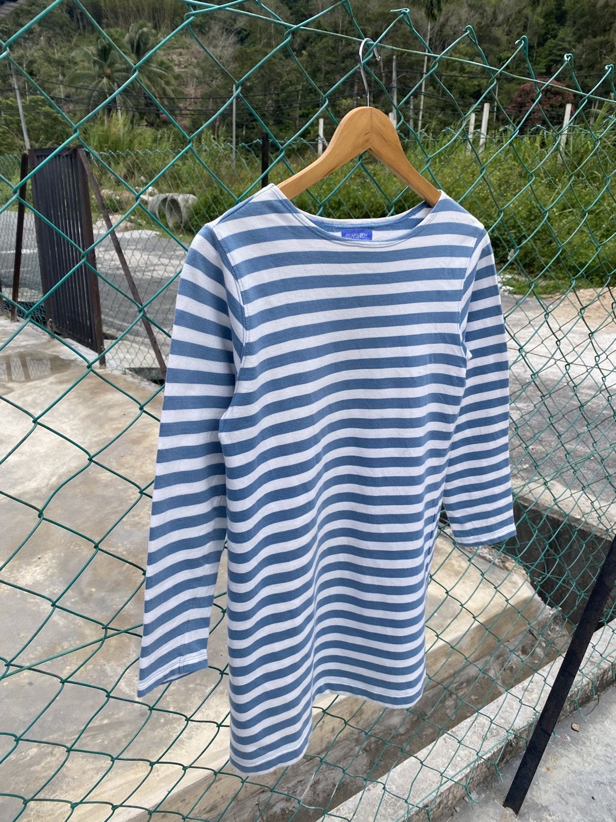 Beams Plus × Japanese Brand Beams Boy breton striped 3/4 sleeve dresses Size S / US 4 / IT 40 - 4 Thumbnail