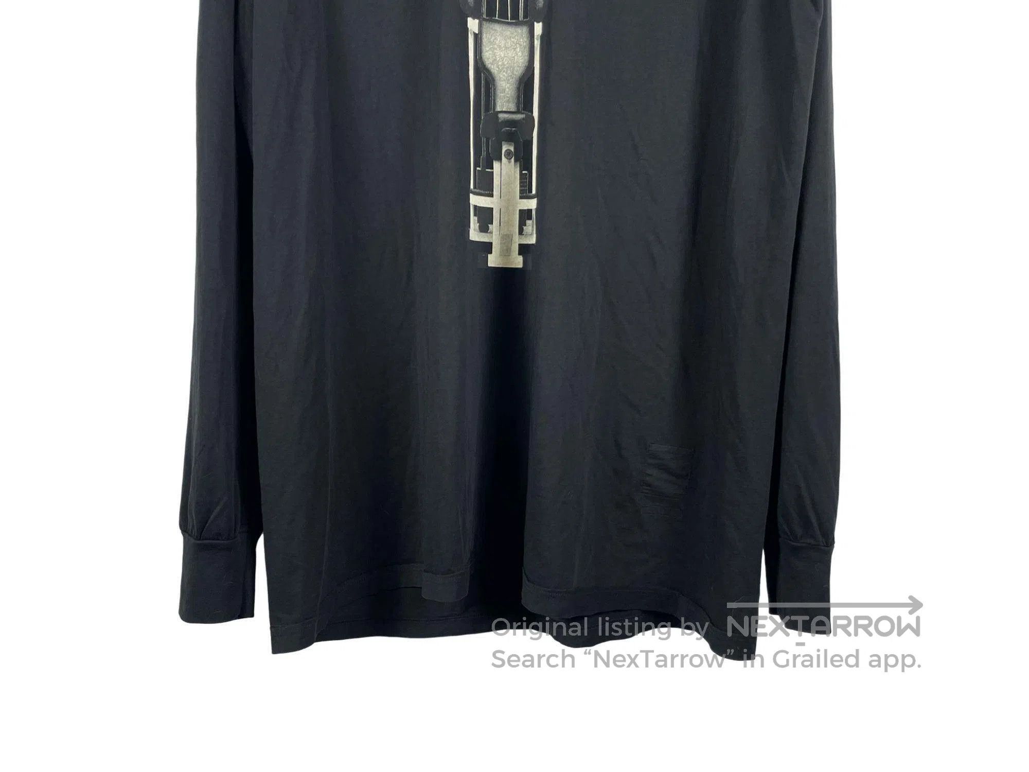 Rick Owens RICK OWENS High-Neck Printed Long Sleeve Size US L / EU 52-54 / 3 - 4 Thumbnail
