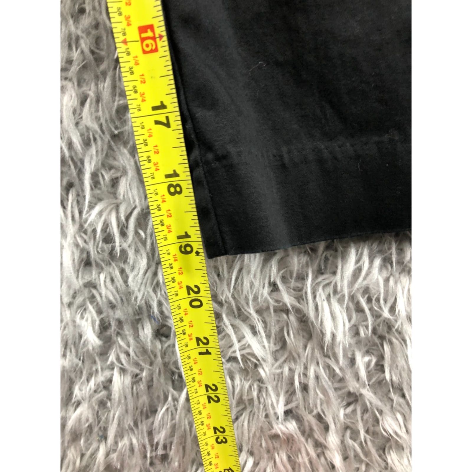 George George Capri Pants Womens Size 12 Black Mid Rise Hook Eye Pockets Stretch Flat Front Casual Formal Knit Polyester Regular 20in Inseam Size 34" / US 12 / IT 48 - 3 Thumbnail