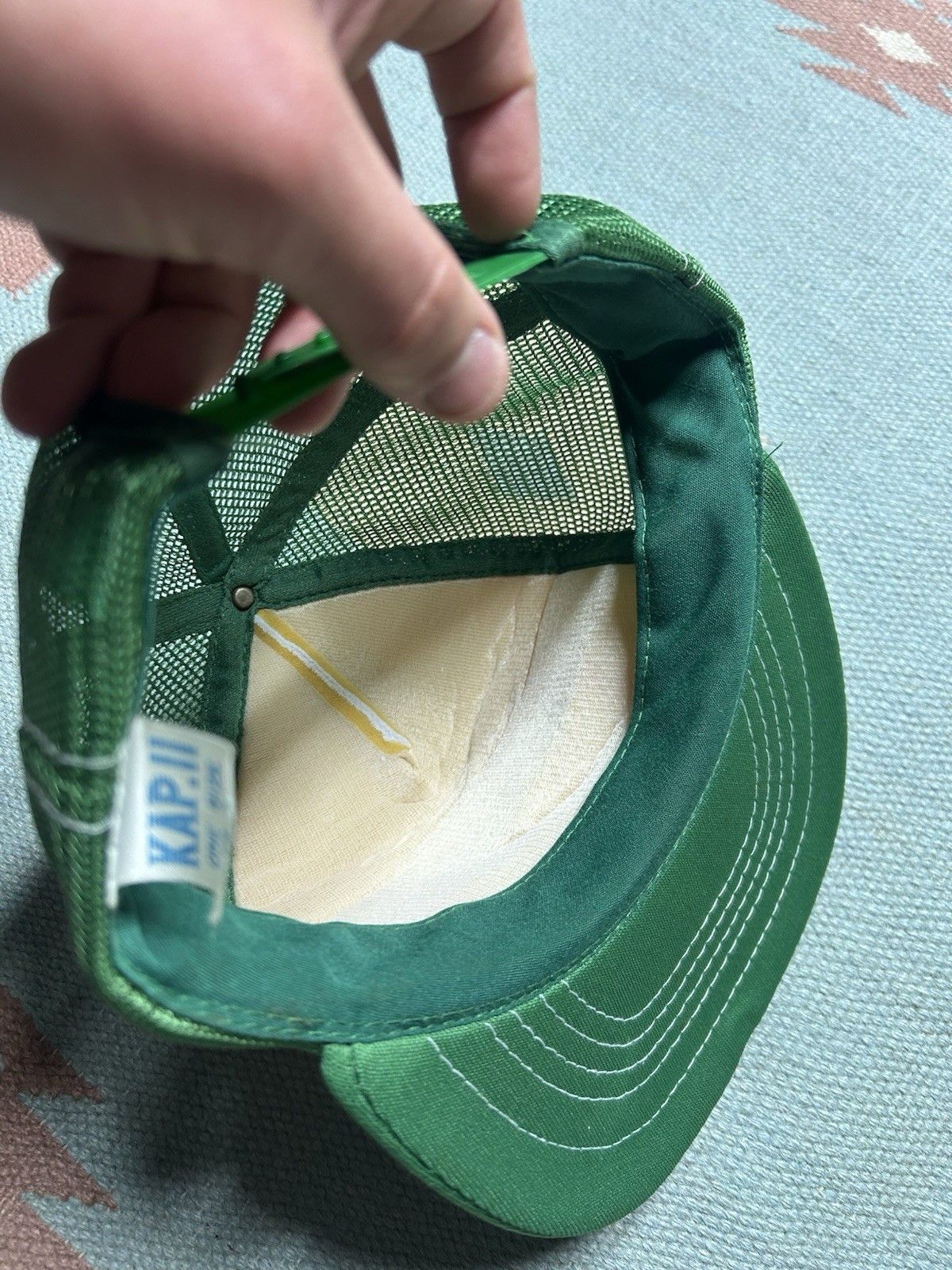 Vintage Vtg trucker hat mesh Lyons Transportation lines LTL snapback Size ONE SIZE - 7 Thumbnail