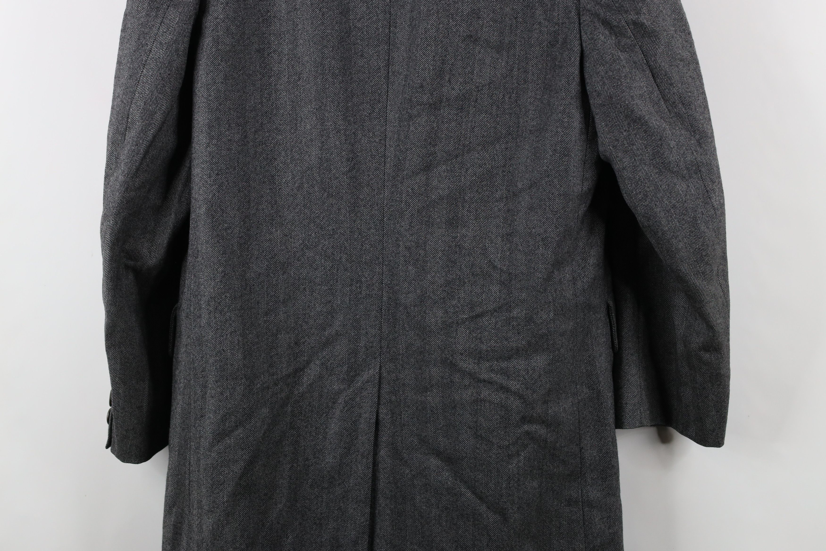 Hickey Freeman × Vintage Vintage 70s Hickey Freeman Overcoat Jacket Gray USA Size US XXL / EU 58 / 5 - 16 Thumbnail