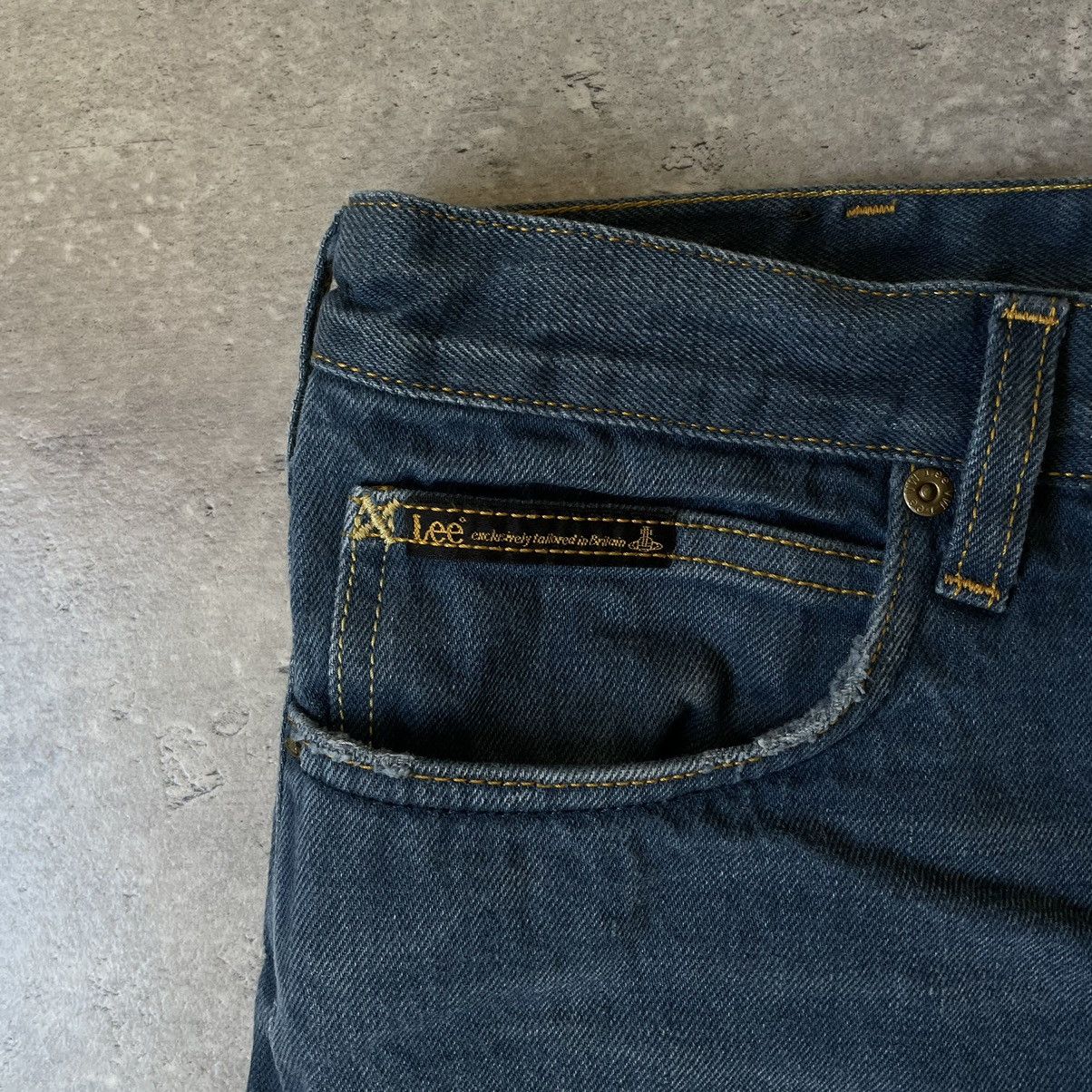 Lee × Vivienne Westwood Vintage LeeXViviene Weastwood Low Crotch Pants Pocket Logo Size US 34 / EU 50 - 5 Thumbnail