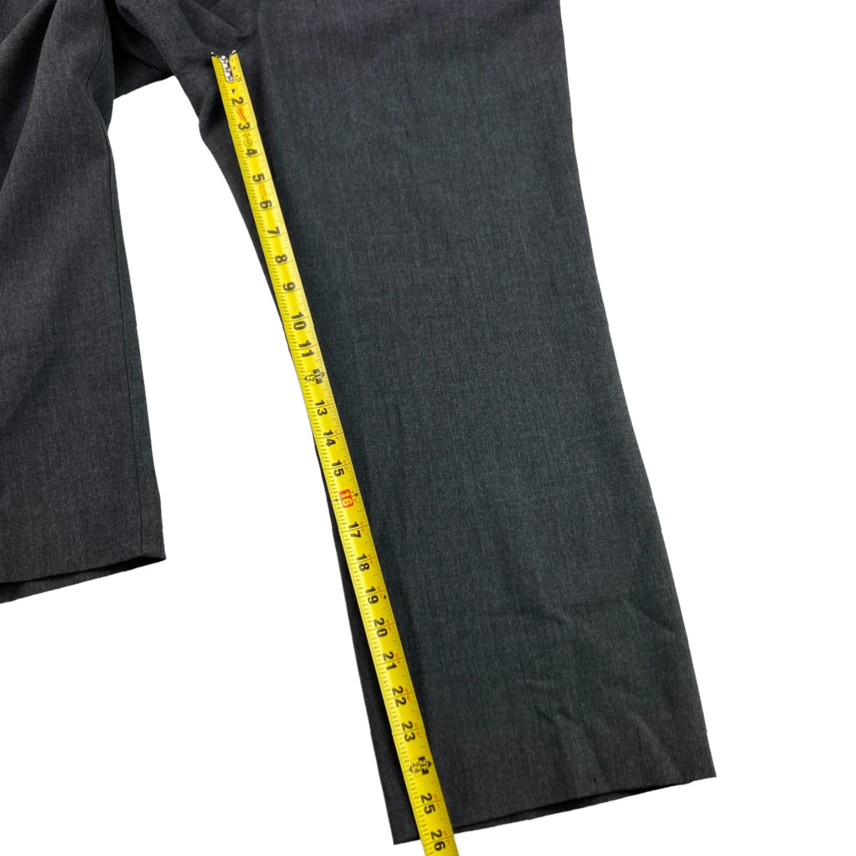 Vintage ALBERTO Men’s Dress Pants Flat Front Comfort Fit Dark Gray 38x26 Regular Waist 38 Inseam 26 Pants Mens Dress Pants Gray Flat Front Comfort Fit 38x26 Size US 38 / EU 54 - 7 Thumbnail