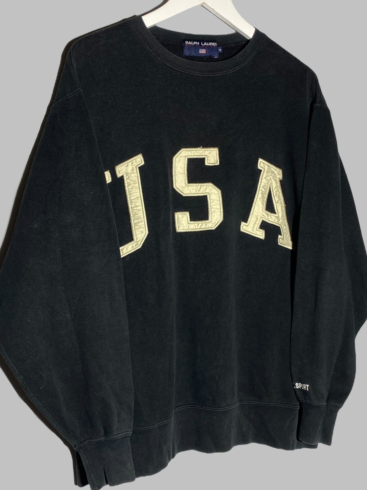 Polo Ralph Lauren 🔥 VINTAGE POLO RALPH USA SWEATSHIRT KANYE VIBES Y2K PREPPY 🔥 Size US M / EU 48-50 / 2 - 2 Thumbnail