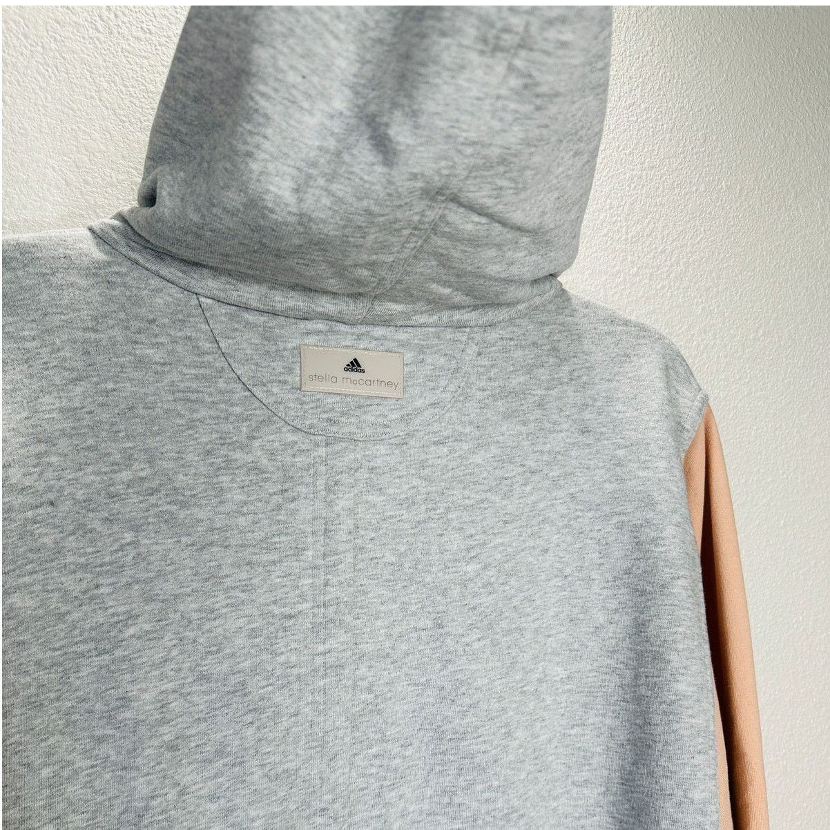 Stella McCartney NWOT Stella McCartney x Adidas Gray Peach Hoodie Sweater L Size L / US 10 / IT 46 - 14 Thumbnail