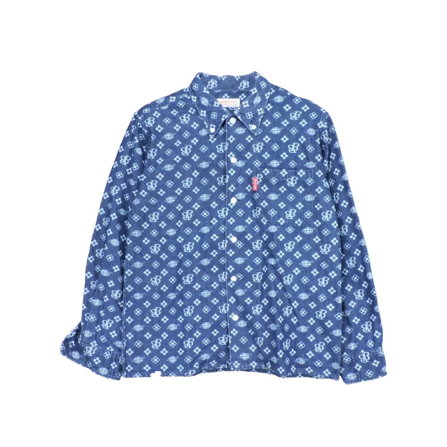 Beams Japan BEAMS BOY MONOGRAM LONG SLEEVE SHIRT Size US M / EU 48-50 / 2 - 1 Thumbnail